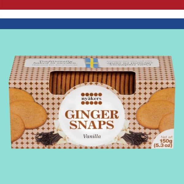 Nyåkers Ginger Snaps - Vanilla 150g