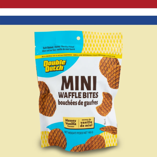 Double Dutch Mini Waffle Bites -  Honey Vanilla 160g
